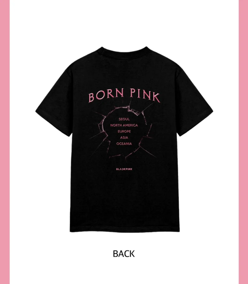 [BLACKPINK] Born Pink World Tour : Tour T-Shirts Type 1
