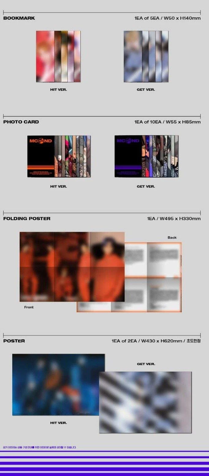MCND - 2nd Mini Album [MCND AGE] (GET / HIT Ver.)