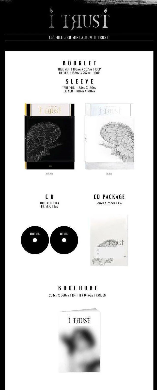 (G) I-DLE - 3rd Mini [I trust] Lie & True Ver. - GIDLE