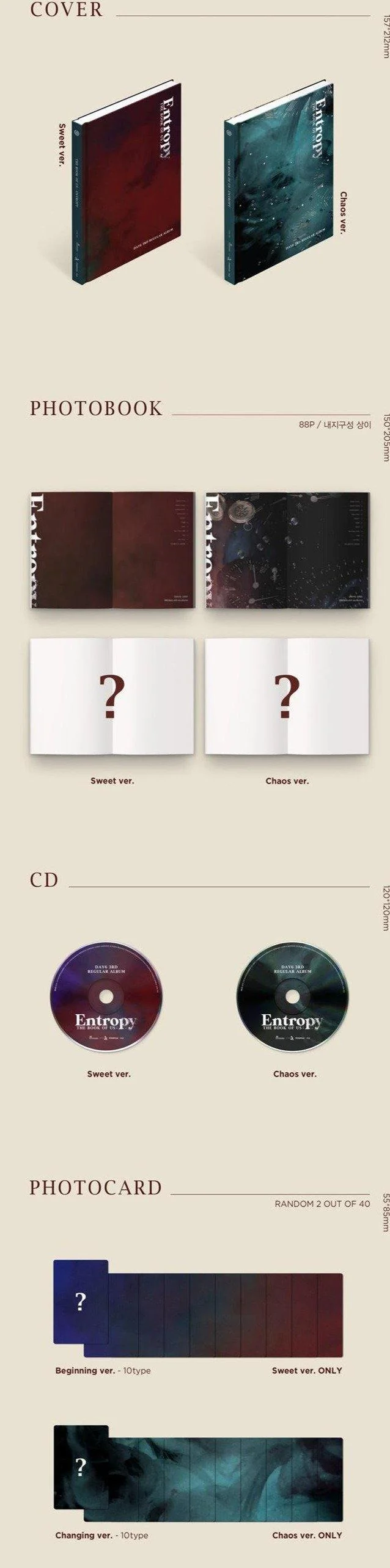 DAY6 - Vol.3 [The Book of Us : Entropy] (Random Version)