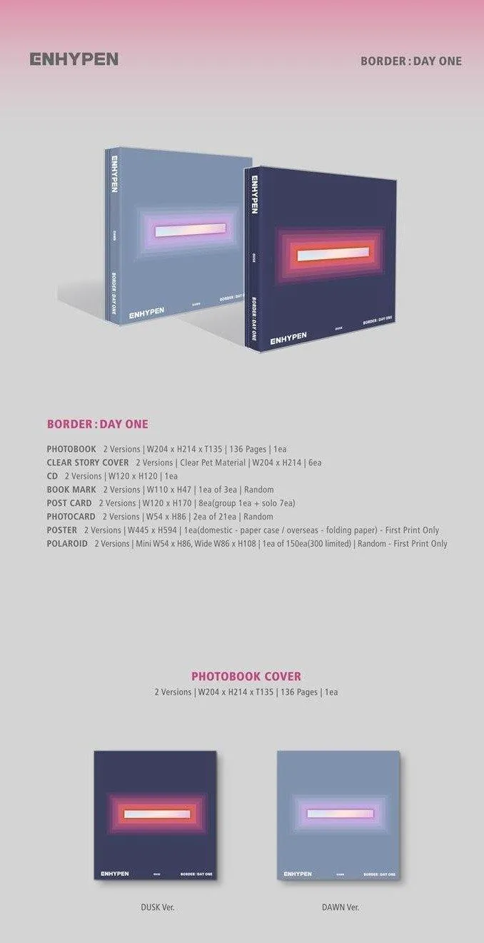 ENHYPEN - 1st Mini Album [BORDER : DAY ONE]
