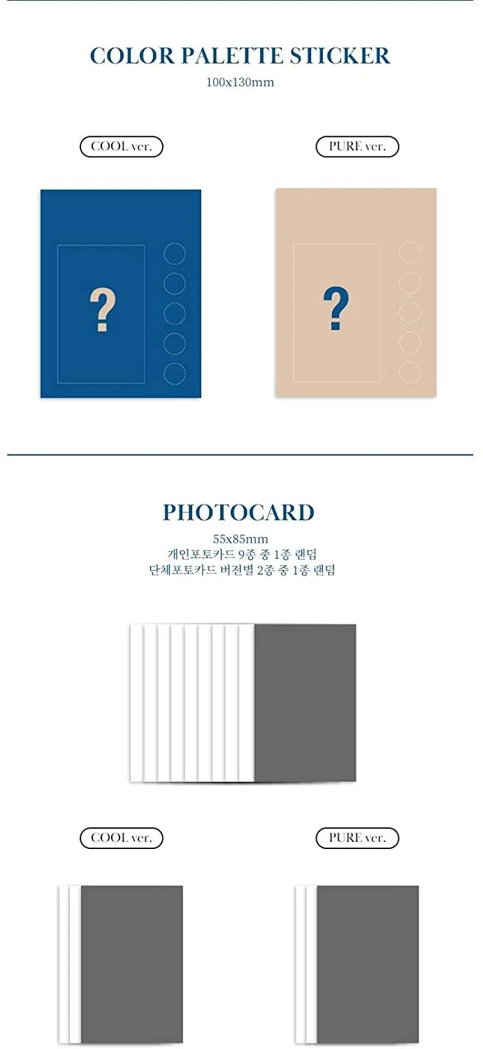 Super Junior KRY - 1st Mini [When We Were Us] + Poster (A: Cool / B: Pure ver.)