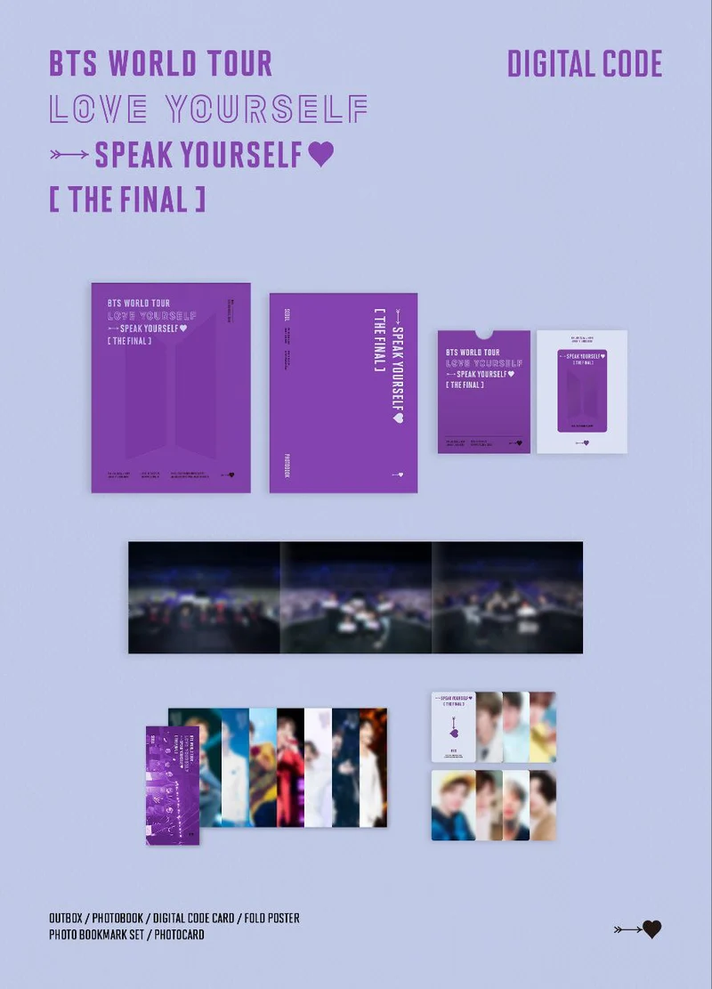 [BTS] World Tour Love Yourself : Speak Yourself (The Final) : Digital Code