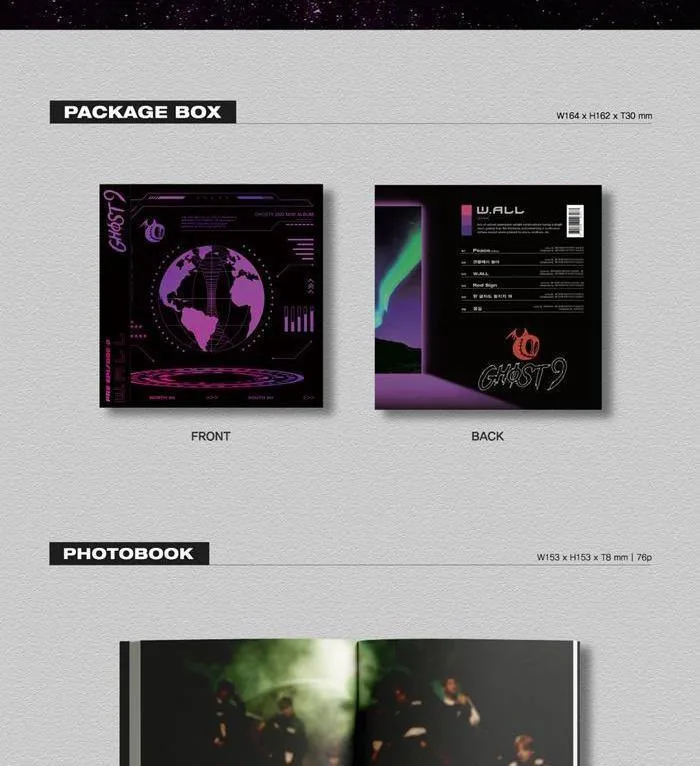GHOST9 - Vol. 2 Mini Album [ PRE EPISODE 2 : W.ALL]