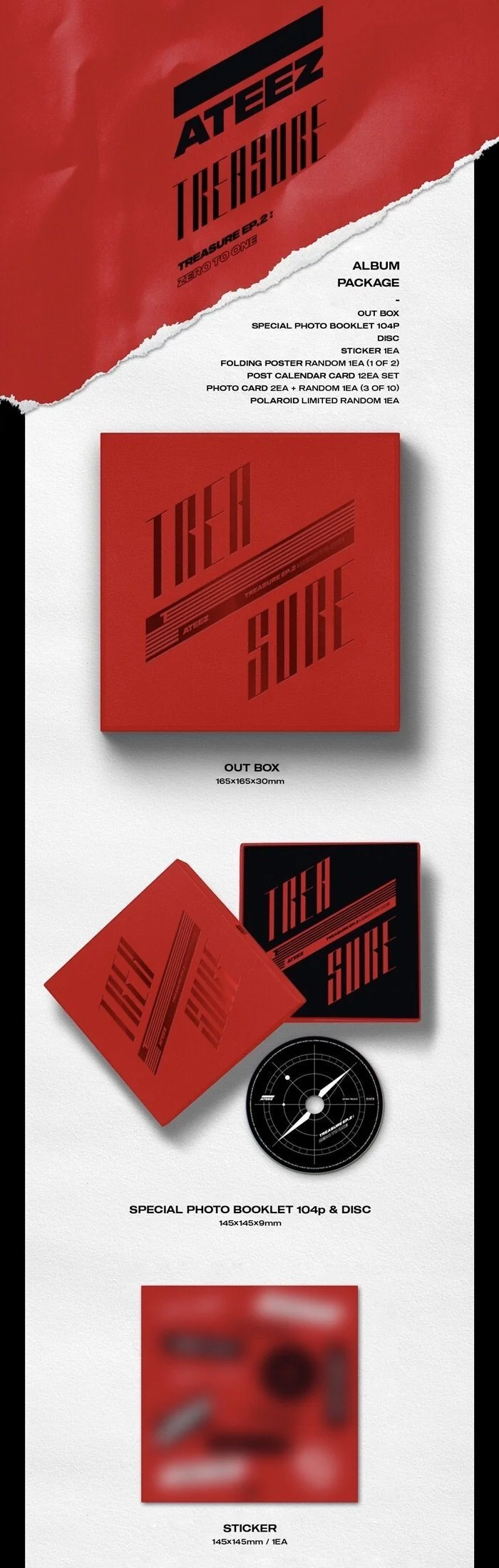 ATEEZ - TREASURE EP. 2 : ZERO TO ONE