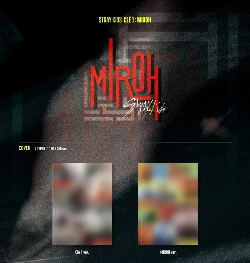 STRAY KIDS - CLE 1 : MIROH (MINI ALBUM) NORMAL VERSION