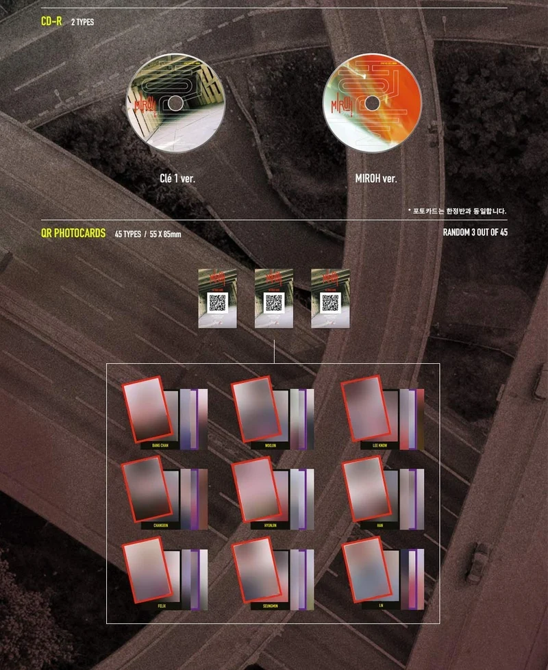 STRAY KIDS - CLE 1 : MIROH (MINI ALBUM) NORMAL VERSION