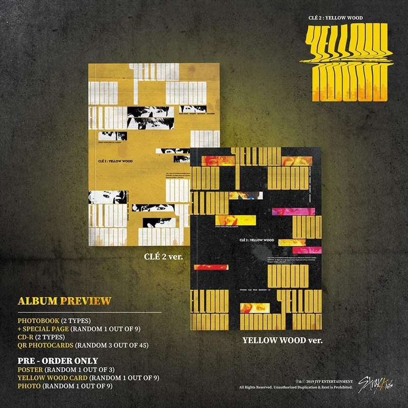 Stray Kids - Cle2: Yellow Wood (Normal Ver)