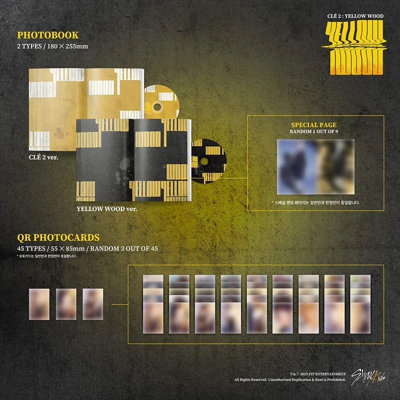 Stray Kids - Cle2: Yellow Wood (Normal Ver)
