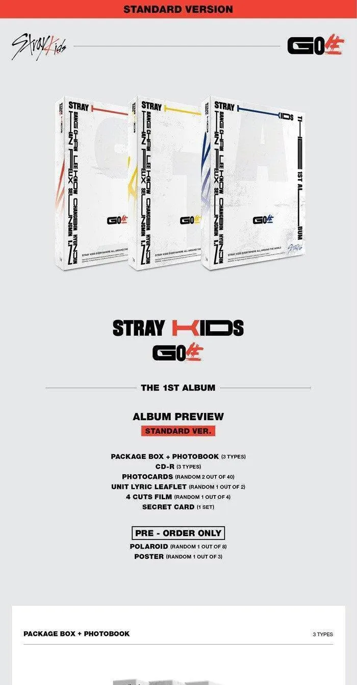 Stray Kids - GO: 生 (Standard Edition)