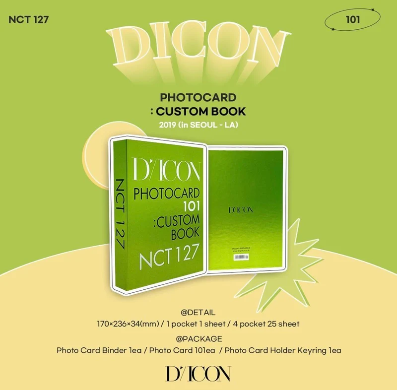 [NCT] D-ICON Photocard : Custom Book
