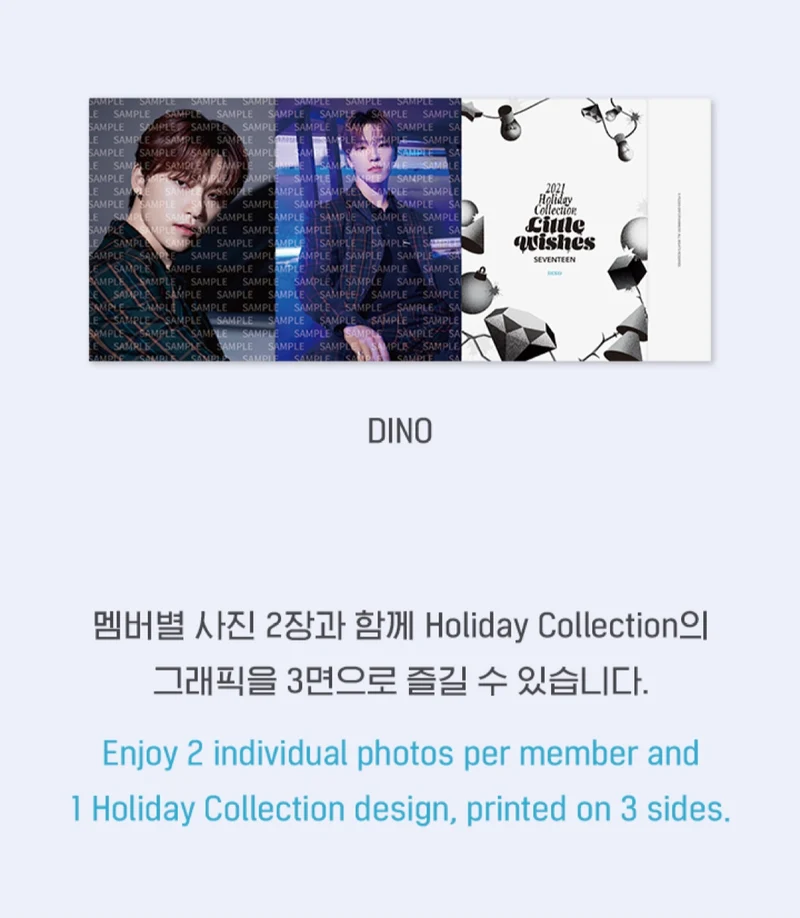 [SEVENTEEN] 2021 Holiday Collection : Little Wishes : Postcard Book