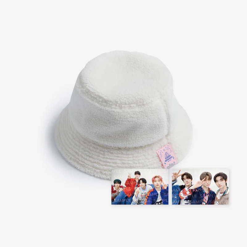 [ENHYPEN] 2021 Holiday Collection : Little Wishes : Bucket Hat (Ivory)