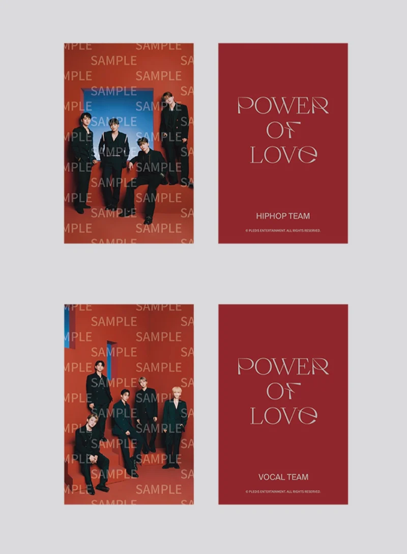 [SEVENTEEN] Power Of Love : L/S T-Shirt (Black)