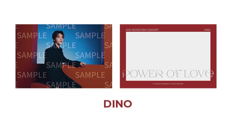 [SEVENTEEN] Power Of Love : Postcard Stand Set