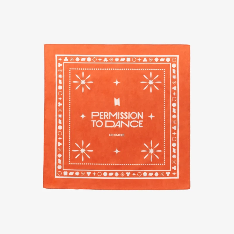 [BTS] Permission To Dance On Stage : Bandana Scarf (Orange)