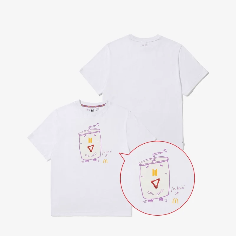 [BTS] BTSxMCD : Saucy S/S T-Shirt (Jin)