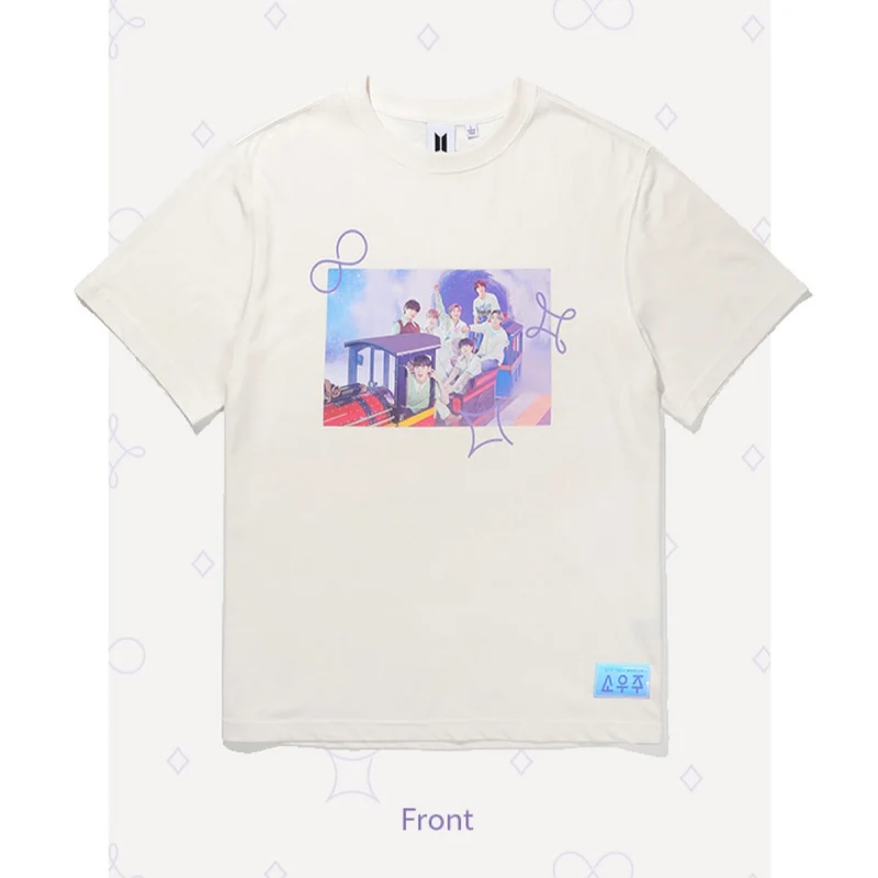 [BTS] Sowoozoo : Photo S/S T-shirt (Ivory)