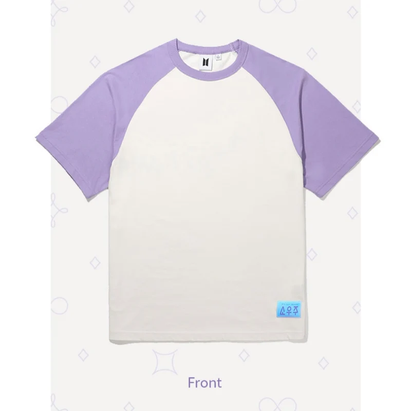 [BTS] Sowoozoo : Raglan S/S T-shirt (Purple)