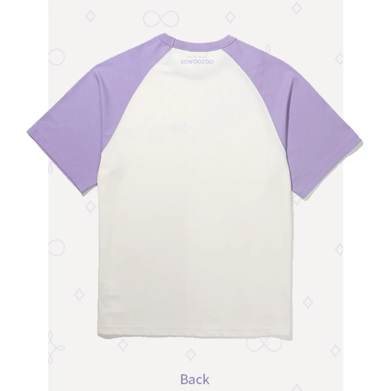 [BTS] Sowoozoo : Raglan S/S T-shirt (Purple)