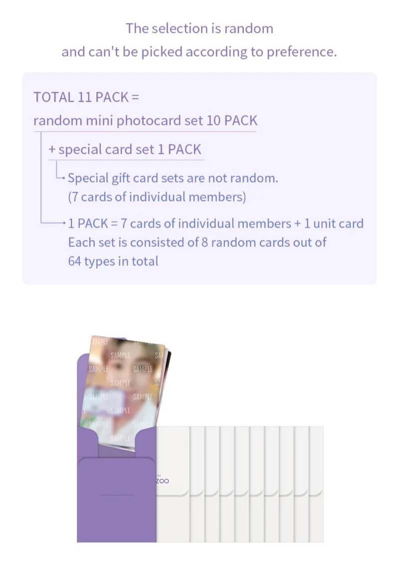 [BTS] Sowoozoo : Mini Photocard (Set)