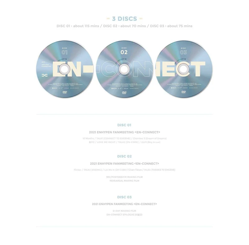 [ENHYPEN] 2021 Fanmeeting Enconnect [EN-CONNECT] DVD