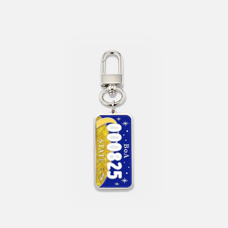 [BOA] Number Plate Keyring