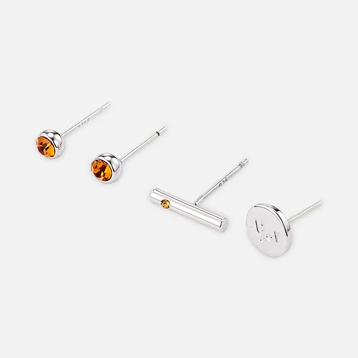 [BOA] Artist Birthstone Earrings