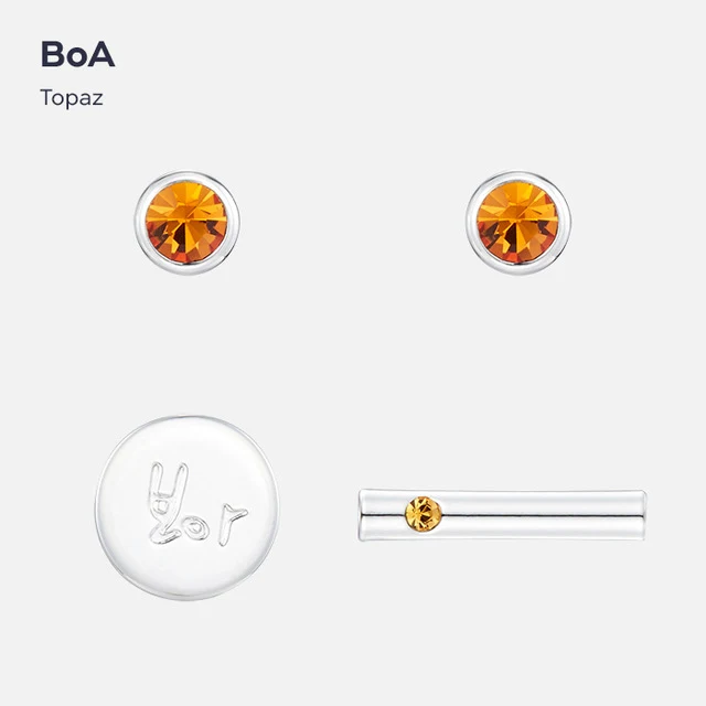 [BOA] Artist Birthstone Earrings