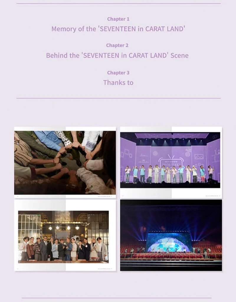 [SEVENTEEN] 2020 Seventeen 4th Fan Meeting : Seventeen In Carat Land : 2020 Memory Book