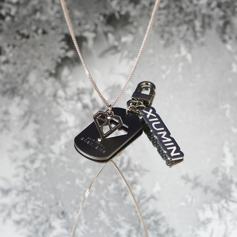 [EXO] Welcome Back Set : Xiumin : Necklace & Tag Keyring