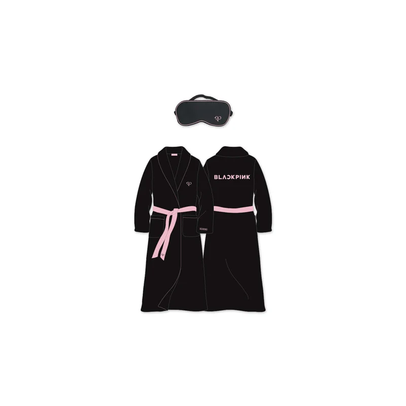 [BLACKPINK] The Album : Blackpink Robe & Sleeping Mask Set