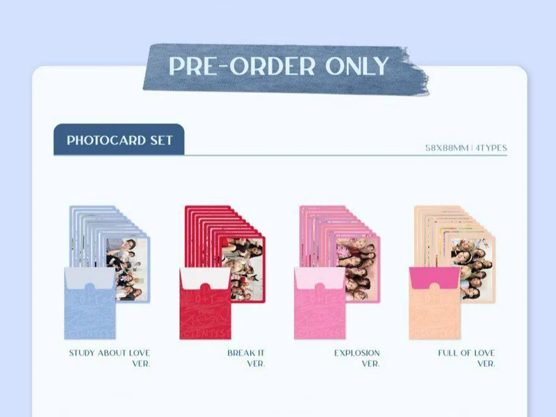 [TWICE] Pre Order Benefit Photocards