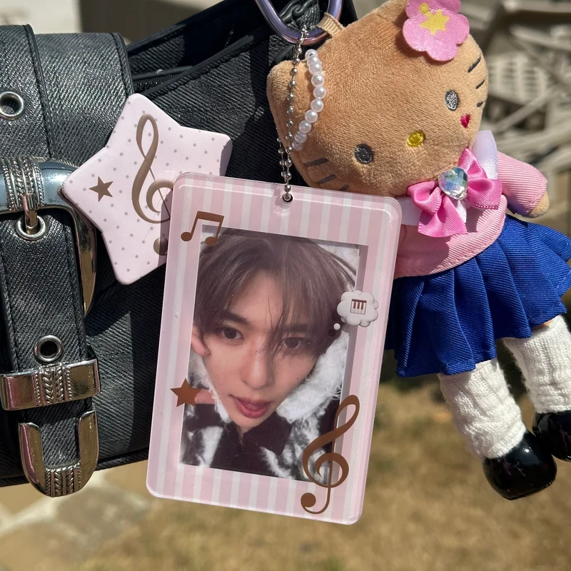 baby pink photocard holder