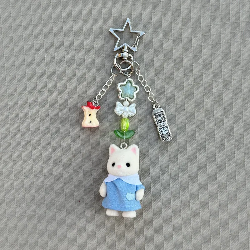 handmade sylvanian keychains