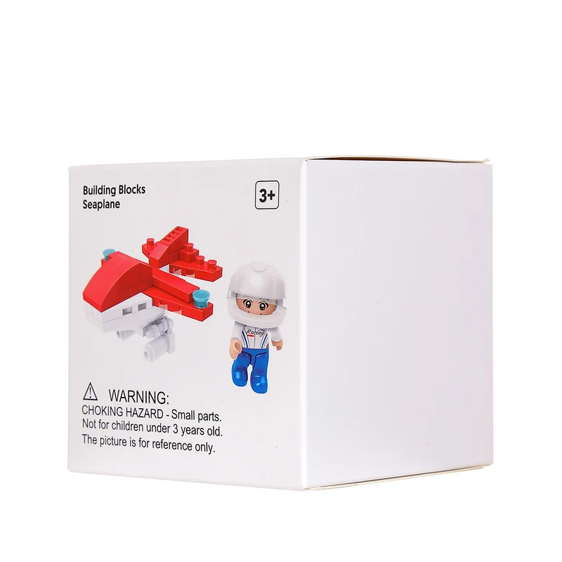 MINISO Blok Bangunan ABS Plastik Ramah Lingkungan Seri Blok Bangunan Pantai Untuk Edukasi Anak Untuk Hadiah Anak
