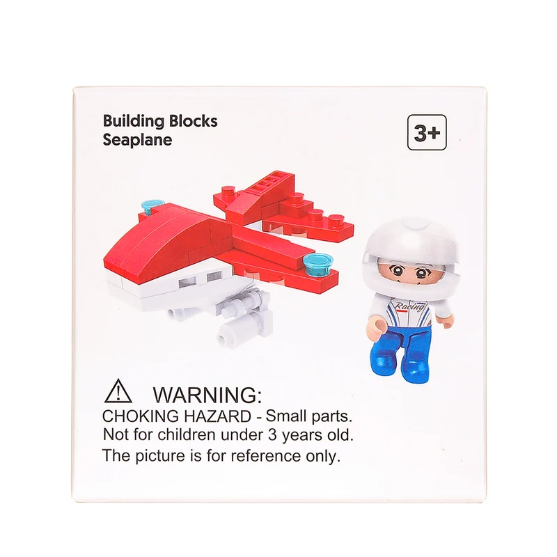 MINISO Blok Bangunan ABS Plastik Ramah Lingkungan Seri Blok Bangunan Pantai Untuk Edukasi Anak Untuk Hadiah Anak