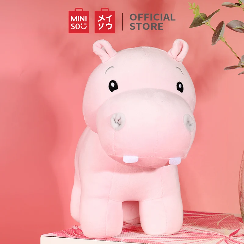 MINISO Boneka Mainan Safari Series 25cm Anak Perempuan Laki-laki Lucu Imut Unik Karakter Beranak Hewan Binatang Hadiah Cute Plush Toy Lembut