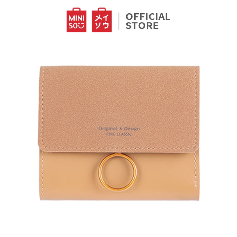 MINISO Retro Dompet Buram Pendek Watllet