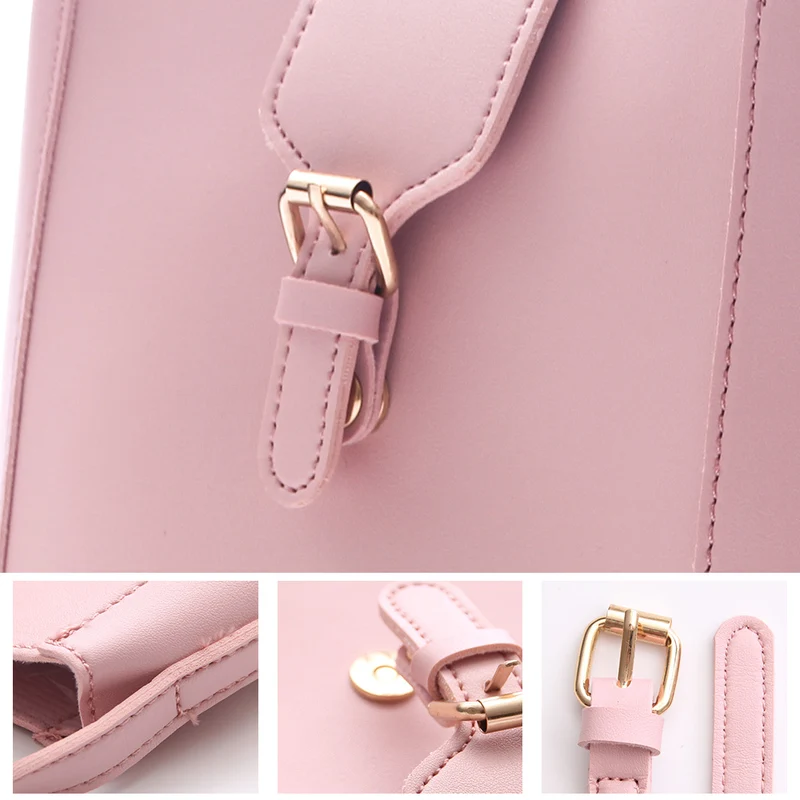 MINISO Tas Selempang Wanita Tas Bahu Bucket Bag Sling Bag Polos Lucu