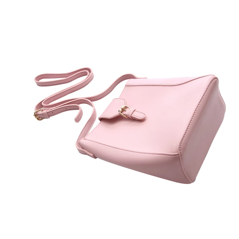 MINISO Tas Selempang Wanita Tas Bahu Bucket Bag Sling Bag Polos Lucu