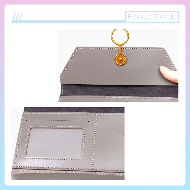 MINISO Dompet Wanita Panjang Wallet Simple Vintage Elegant Metal Logam