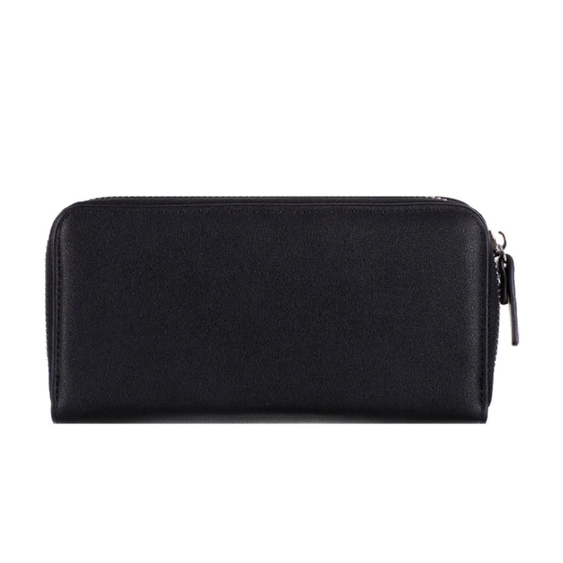 MINISO Dompet Wanita Panjang Wallet Simple Motif Elegant Metal Lucu