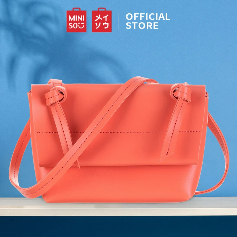 MINISO Tas Selempang Wanita Sling Bag Lucu Kecil Mini Polos