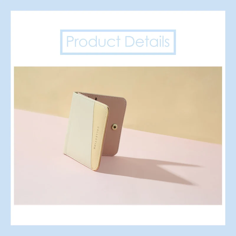 MINISO Dompet Wanita Pendek Kecil Lipat Simple Fashion Korea Elegant