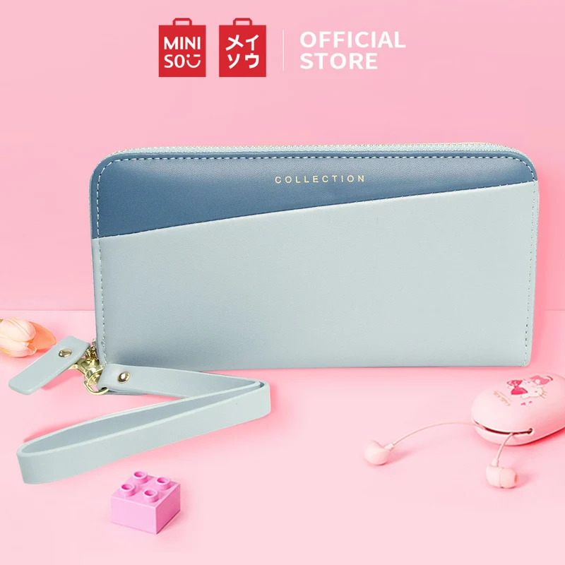 MINISO Dompet Wanita Panjang Wallet Simple Fashion Korea Elegant