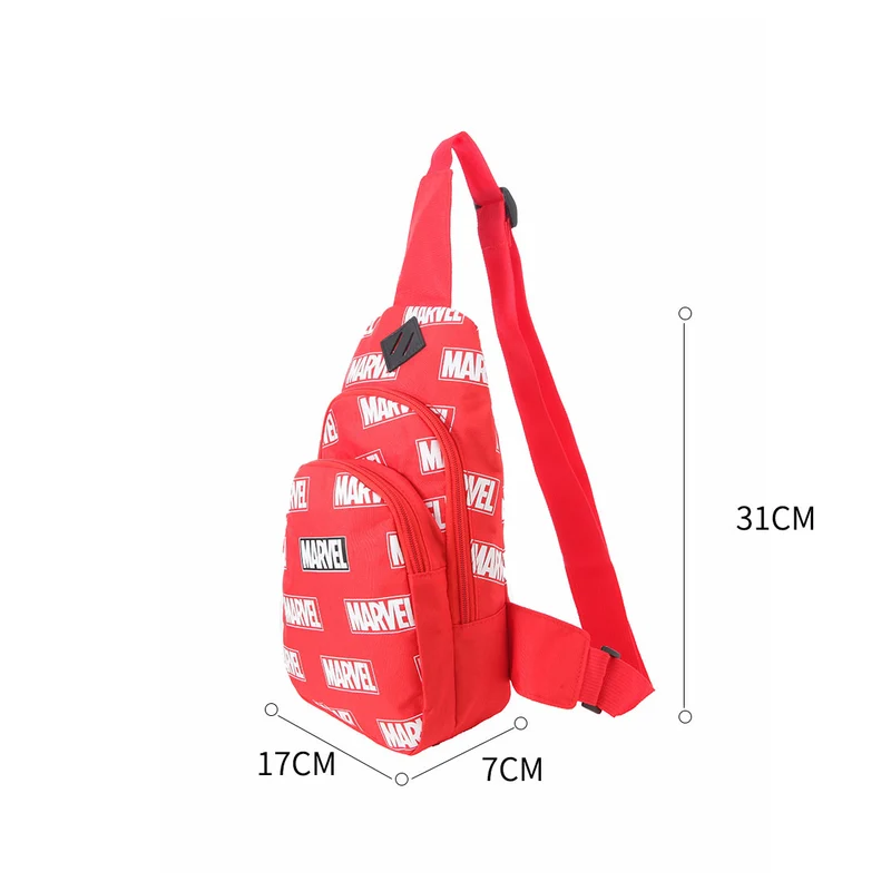 MINISO Marvel Tas Selempang Pria Crossbody Chest Bag Fashion untuk Sekolah Bepergian