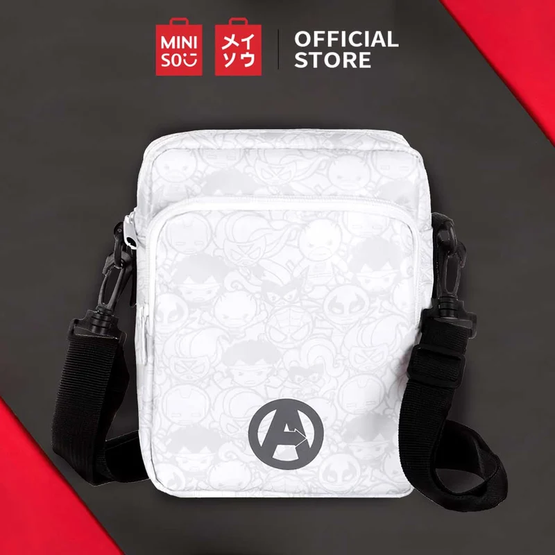 MINISO Marvel Tas Selempang Vertikal Crossbody Shoulder Bag
