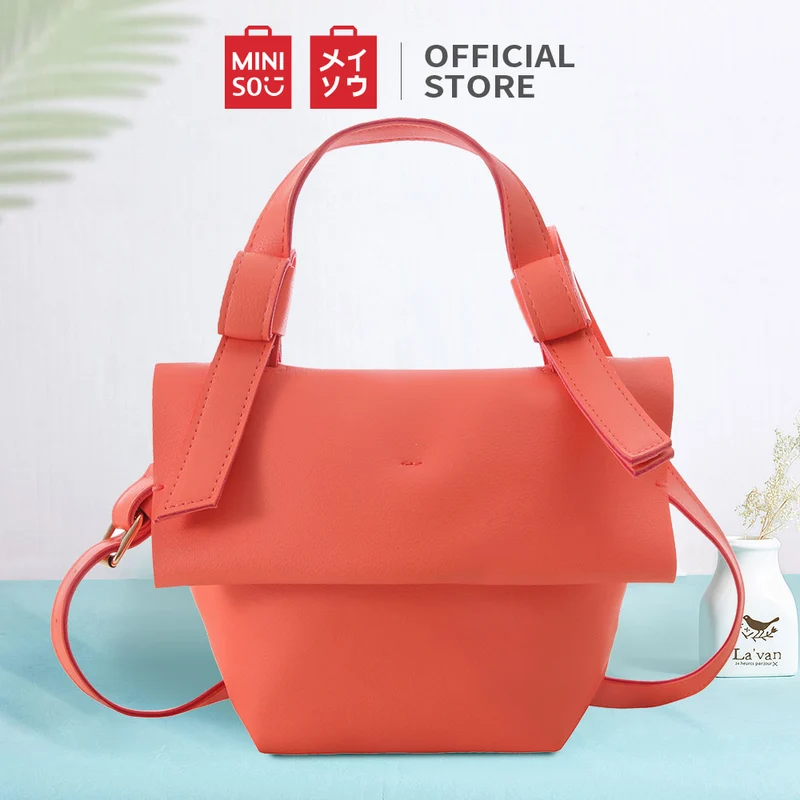 MINISO Tas Selempang Wanita Sling Bag Lucu Kecil Mini Polos