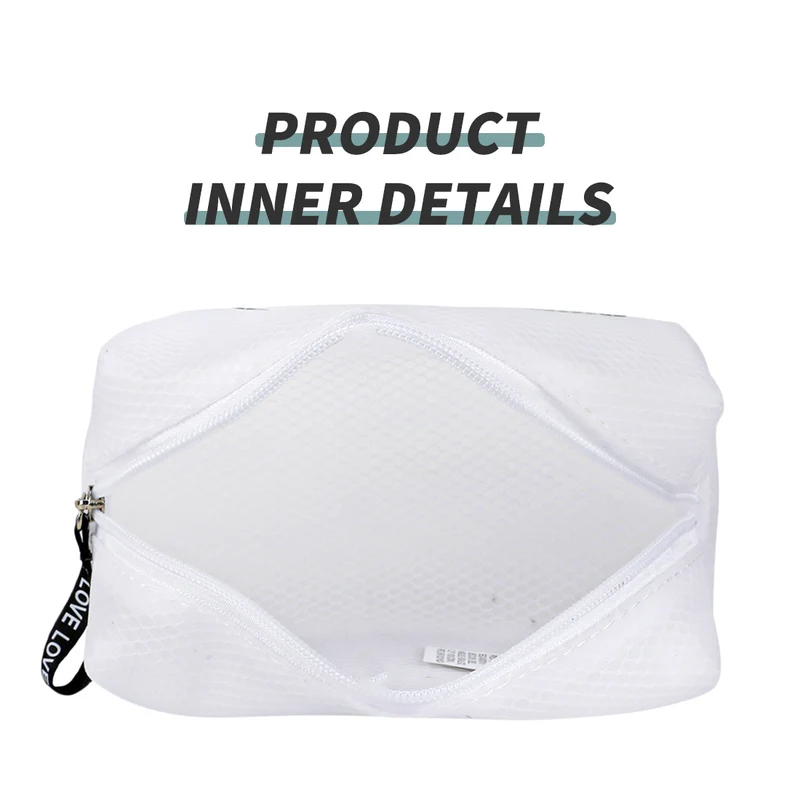 MINISO Tas Kosmetik Wanita Kotak Bentuk Persegi Panjang Tas Makeup Untuk Tas Makeup Saat Perjalanan